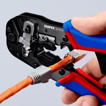 Knipex 97 51 13 RJ45 Western Konnektör Pensesi