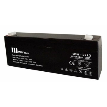 Mervesan MRW-12/2.2 12V 2.2A Bakımsız Kuru Akü