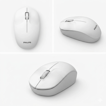 Philips SPK7358 Kablosuz Mouse Beyaz