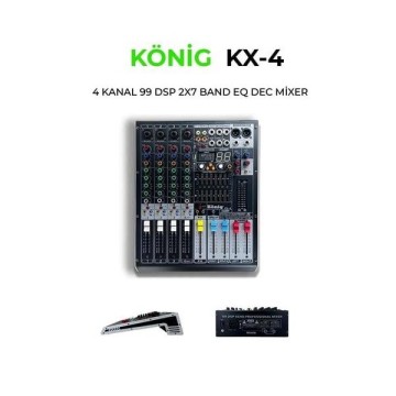 König KX-8 8 Kanal Deck Mikser