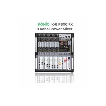 König K-8P800FX 2x500W 8 Kanal Power Mikser