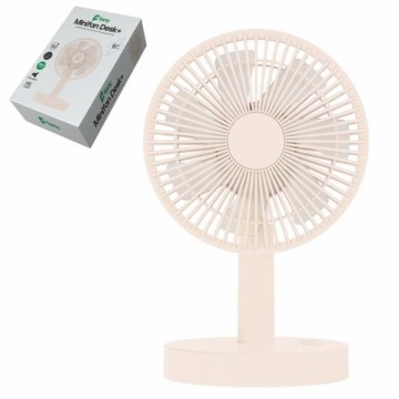 Feny FN-F75 Minifan Desk+ Şarjlı Masa Fanı Beyaz