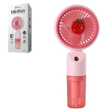 Feny FN-F50 Minifan Şarjlı Buharlı El Fanı Pembe