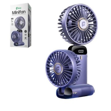 Feny FN-F30 Minifan Şarjlı El Fanı Mavi