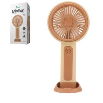 Feny FN-F25 Minifan Şarjlı El Fanı Kahverengi