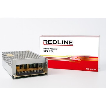Redline A-20000MB 12V 20A Metal Kasa Adaptör