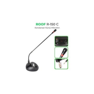 Roof R-150C Kürsü Mikrofon Condenser Volum Kontrol