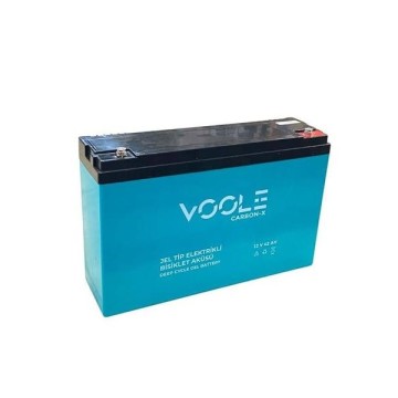 Voole 12V 42A Jel Elektrikli Bisiklet Aküsü (K.2)