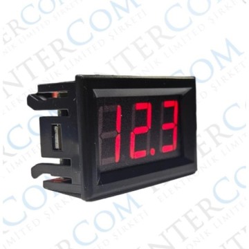 IC278-2 Dijital Voltmetre DC 0-100V 3 Pin