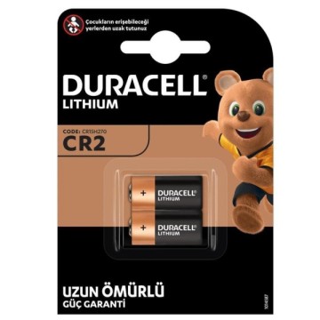 Duracell CR2 3V Lityum Pil 2 li