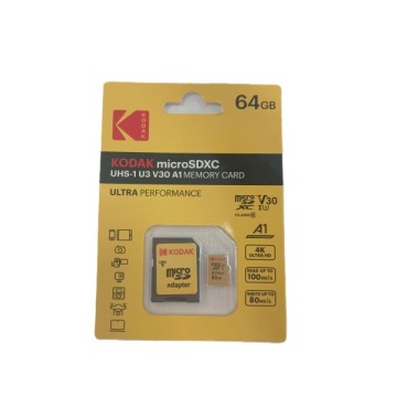 Kodak 64Gb MicroSDXC UHS-I Hafıza Kartı