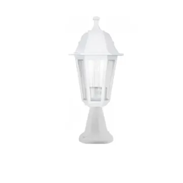 Zerpa Z-6890 Altıgen Set Üstü Bahçe Armatürü Beyaz