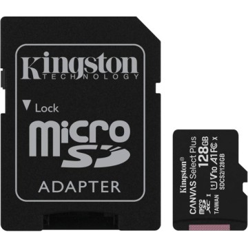 Kingston Canvas Select Plus 128Gb MicroSDXC Hafıza