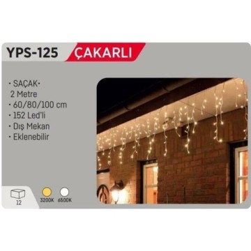 YCL YPS-125G 152 Ledli 2x1m Saçak Led Gün Işığı