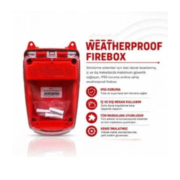 TRK-Firebox Yangın Buton Koruma Kutusu