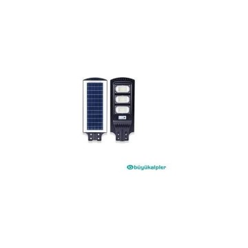 Acra 60W Kumandalı Solar Led Sokak Armatürü